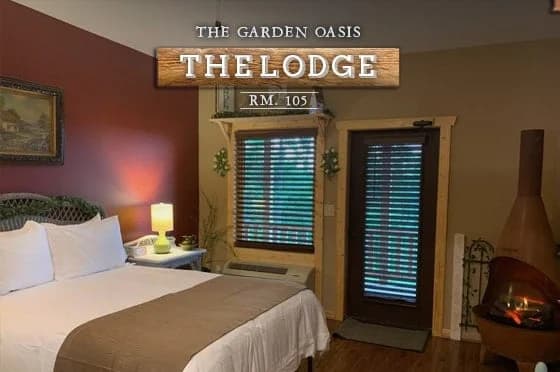 #105 LODGE Room - Garden Oasis